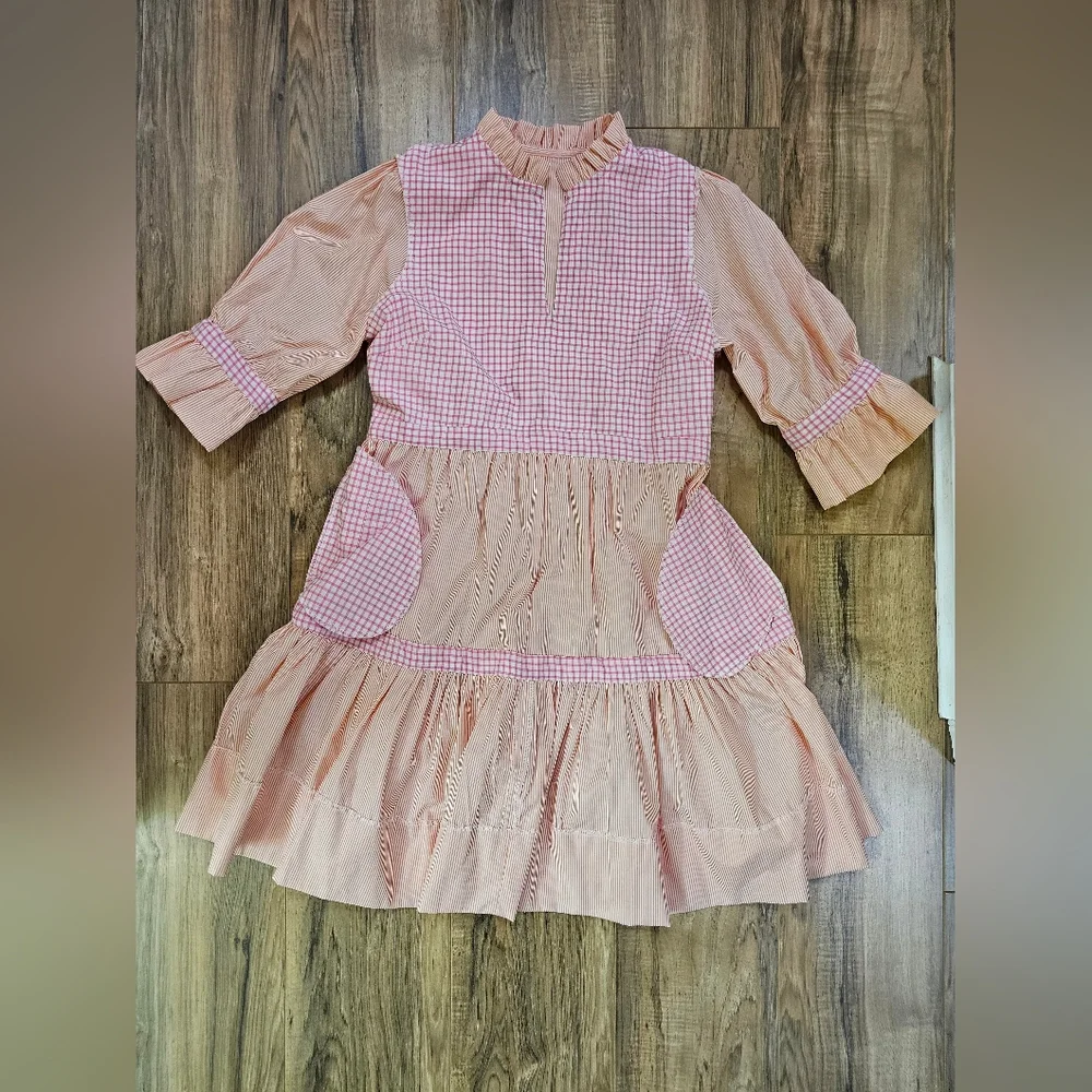 Gretchen Scott Teardrop - Stripe wash & wear dress, size S - Picture 7 of 12